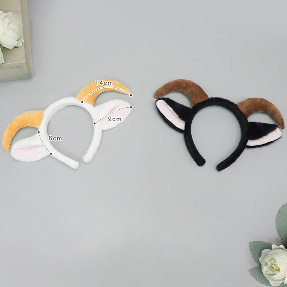 Animal Ears Animal Costumes Props Plush Plush Lamb Headbands  Party Decorations