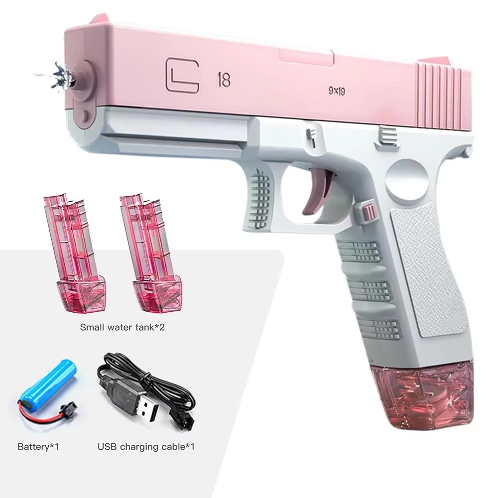 Water Guns Electric For Adults Powerful Squirt Automatic Water Suction Water Blasters Summer Outdoor Beach Toy For boys Kid Gift
