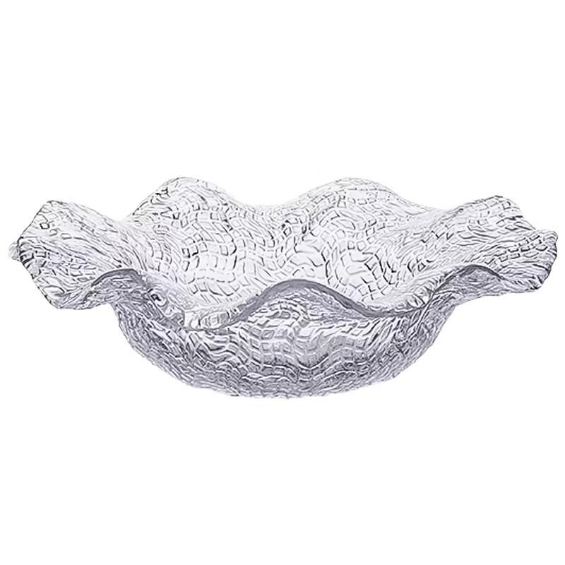 ZISIZ Modern Glass Fruit Bowl