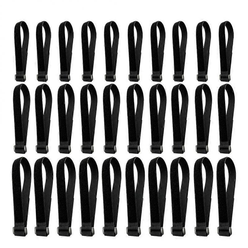 Sign Cable Tie Nylon Wire Strap for Cable Organizing 15Pcs Black Color