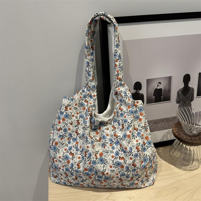 Summer 2024 Stylish Casual Vintage Lace Tote Bag Large Capacity For Commuting Daily Use