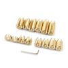 Brass Motorcycle Spoke Weights Suitable for Accurate Balance Minimizes Vibration Boosts Safety Easy To Fit Various Sizes