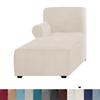 Velvet Chaise Longue Sofa Cover L Shape Stretch Sofa Bed Covers Non Slip Washable Remoavble Couch Slipcovers Furniture Protector