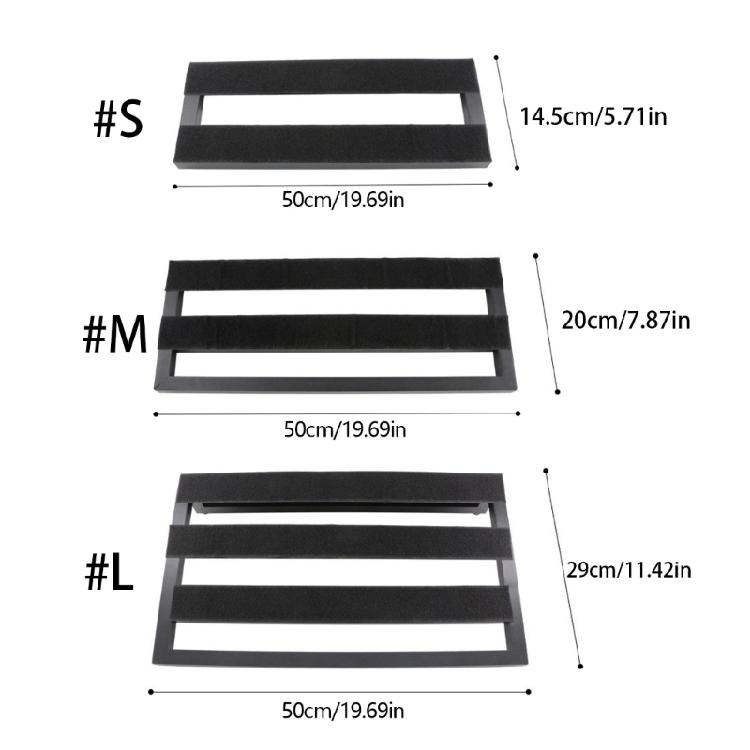 Stabile Praktische Effekte Halterung Metall Gitarren Effektpedal Board Rutschfeste Effekt Schiene Board Gitarren Zubehör Langlebig