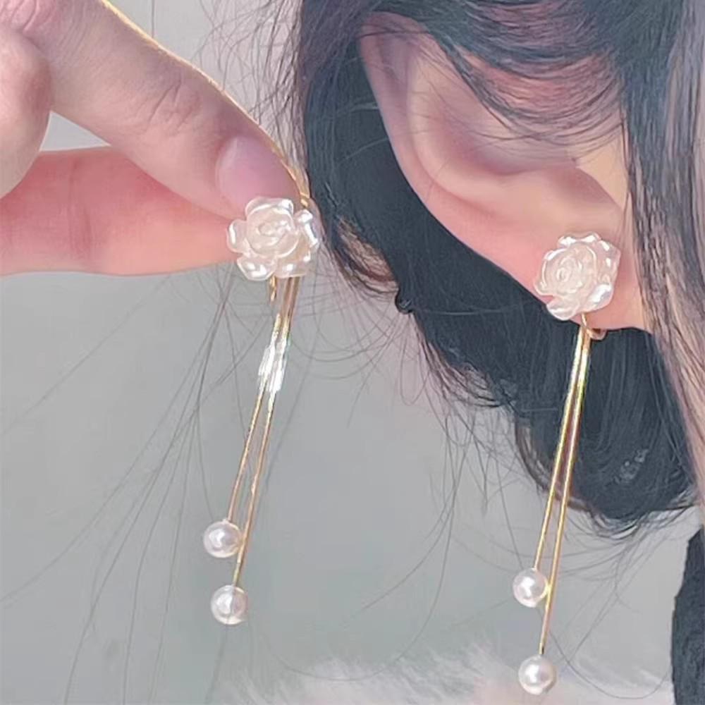 Super Glitzernde Zirkon Quastenohrringe - Vintage Koreanischer Influencer Stil 2025 Trend