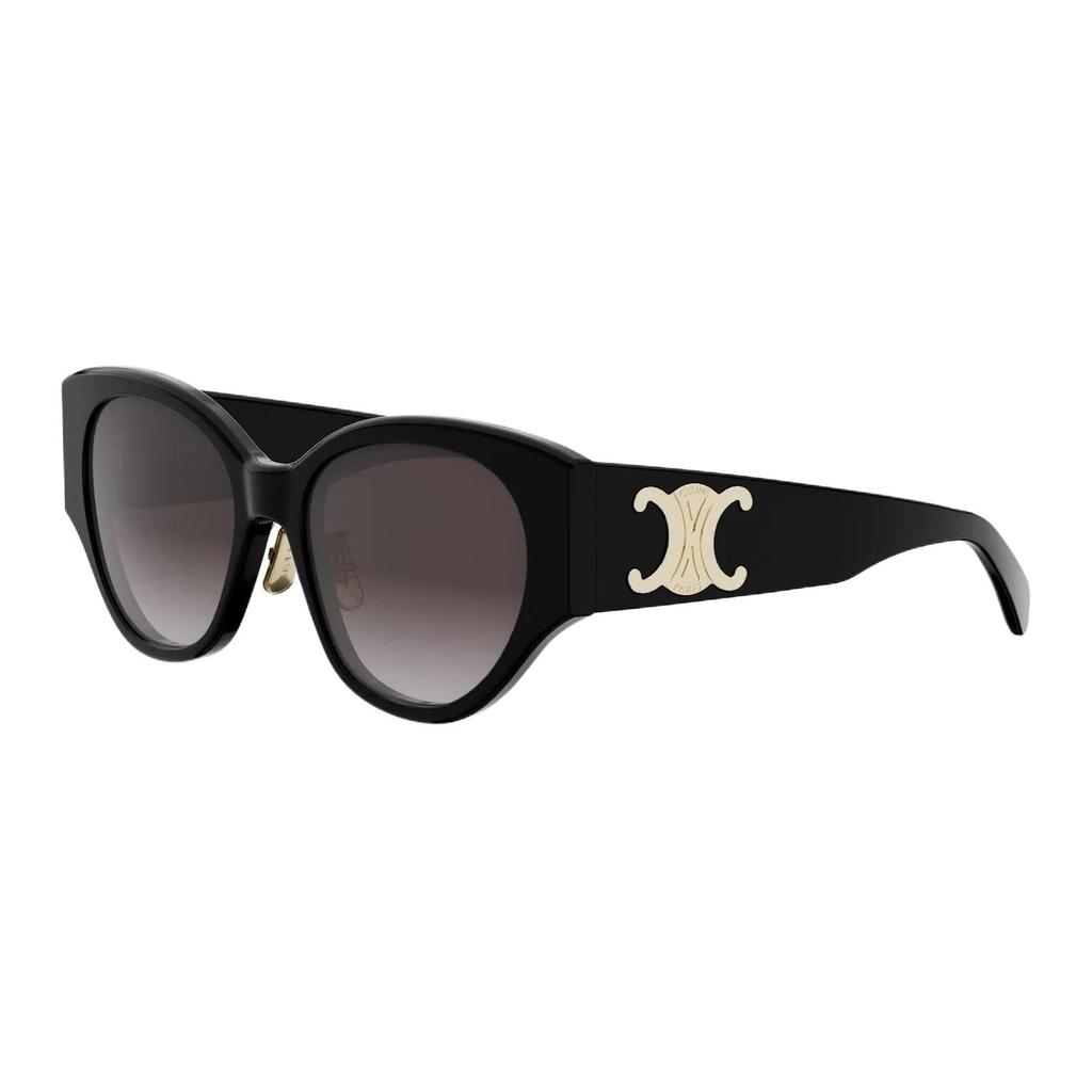 Celine Logo Acetate Butterfly Sunglasses Women sunglasses Black CL40328U01K