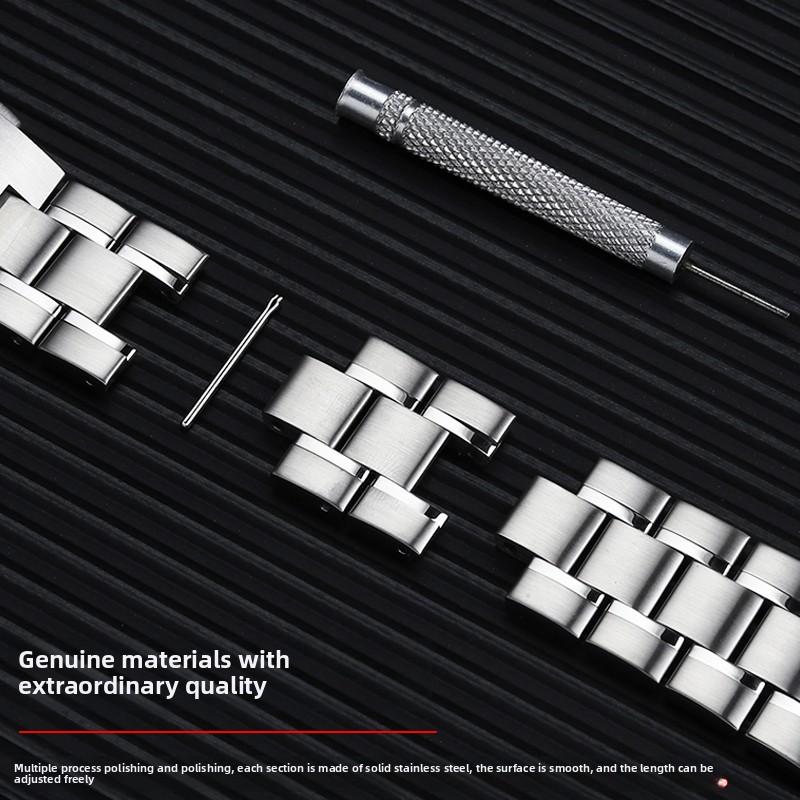 For Tag Heuer Carrera 22mm Metal Curved End Watch Strap Solid Stainless Steel Watchband Men Bracelet Wristband Accessories Parts