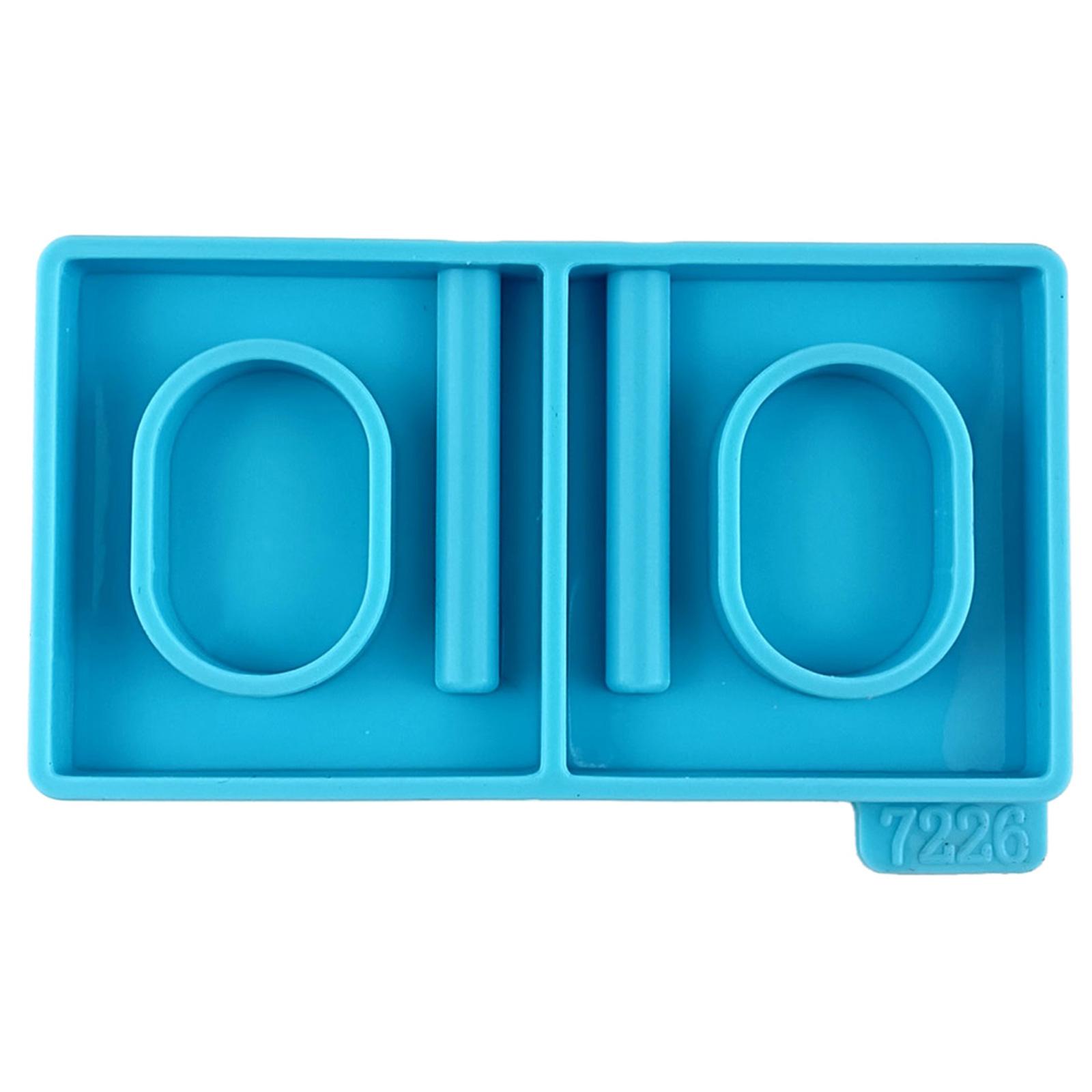 

Кольцо для салфеток из смолы и силикона, форма для держателя салфеток из эпоксидной смолы для самостоятельного изготовления домашнего украшения для вечеринки, Рождества синий