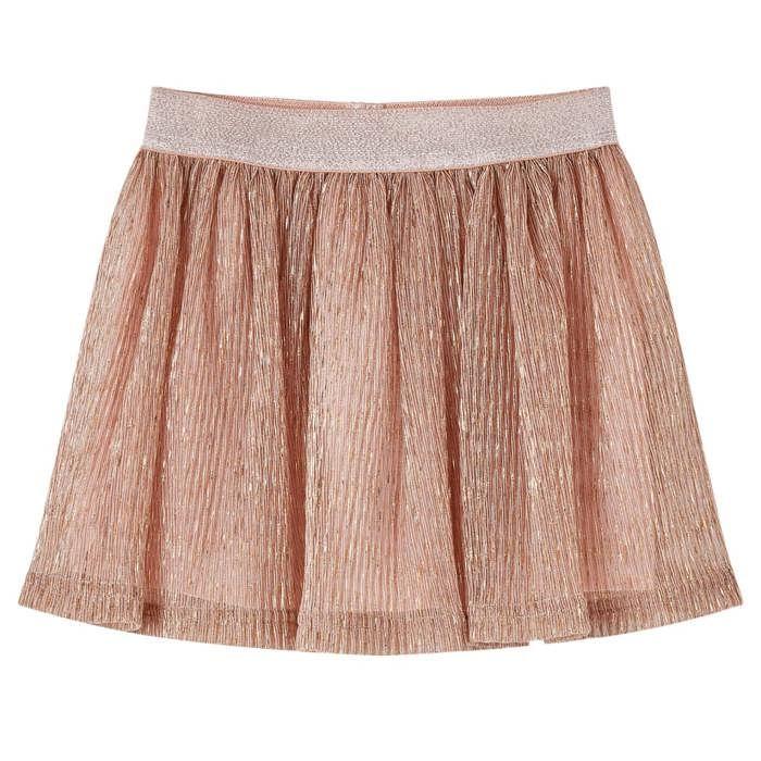 Jupe avec paillettes pour enfants rose pâle 92/104/116/128/140