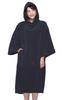 PONTAPES Changing Sauna Surf Poncho PPON-510 520, Beach Towel Wrap for Men & Women, Quick-Dry Pool Outdoor Towel Poncho, Free Size (Navy 2)