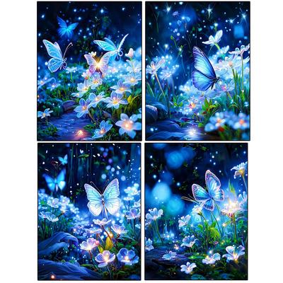 2024 5D Diamant Malerei Schmetterling Serie Blume Landschaft Diamant Mosaik Tier Diy Stickerei Set Handgemachte Wohnkultur