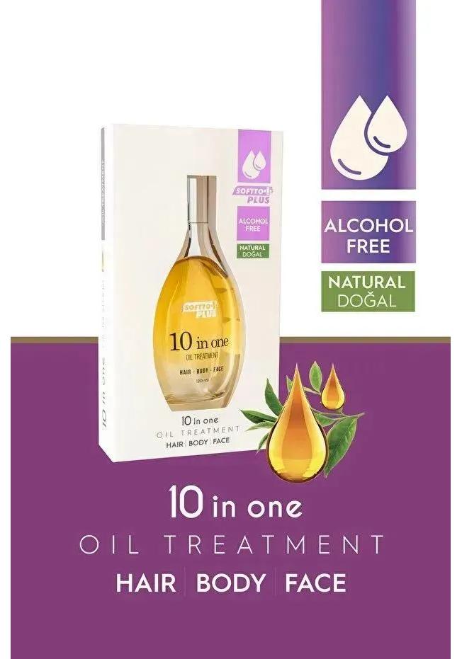 Softto Plus Argan nourishing oil for hair, body and skin care 120 ml