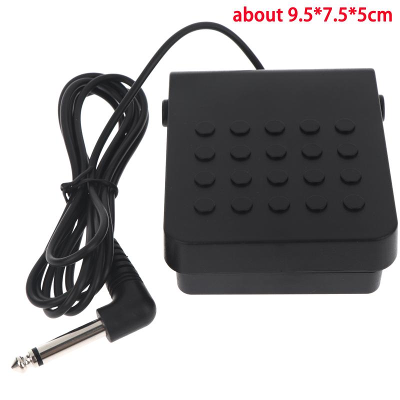 1Pcs Universal Sustain Pedal With Chrome Pedal Non Slip Base For All Digital Pianos Electronic Keyboards Home Practice