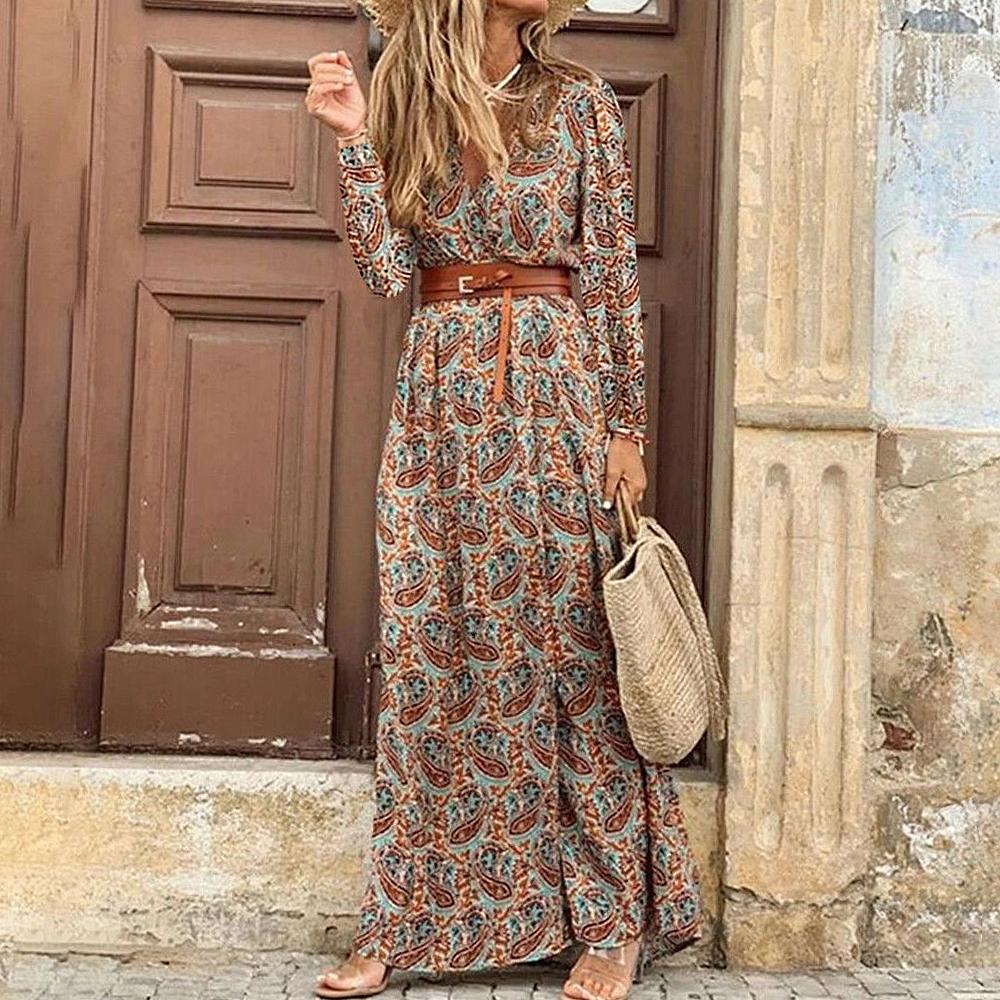 cheap long floral dresses