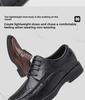 Men's Hand-Scratched Leather Shoes for Spring & Autumn - Business, Casual, Wedding, British & Korean Styles