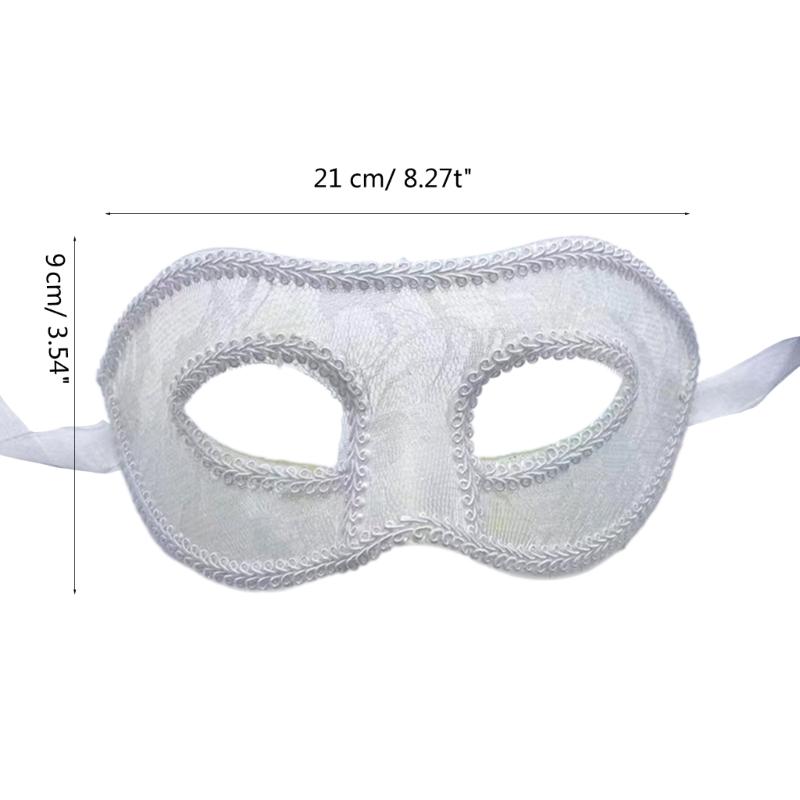 Maskenballmaske für Damen Mädchen Venezianische Maske Damen Halbgesichtsmaske Augenmaske Weihnachten Halloween Cosplay Spitze Maske