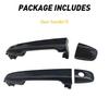 Exterior Fit Door Handle Venza, 45547 Driver 45612 Front Sienna Toyota 2x Right