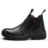 Chelsea style cowhide double steel standard labor insurance boots double density outsole light and comfortable oil-resistant short boots