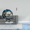 Resin Figurine Miniature Grandfather Clock Craft for House Decorations Bookshelf Living Room Indoor