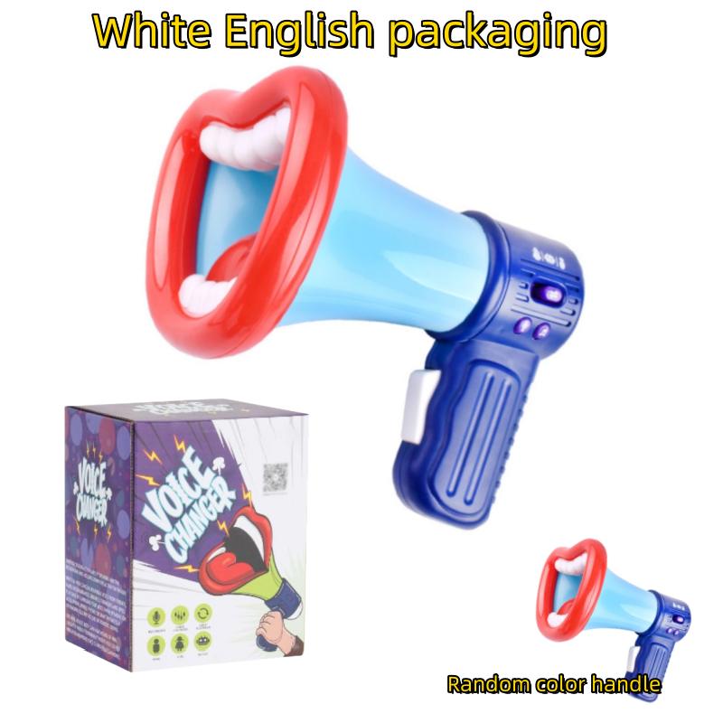 Funny Voice Changer, Big-mouthed Funny Loudspeaker Recording Toy, Speaker Handheld Microphone Voice Changer