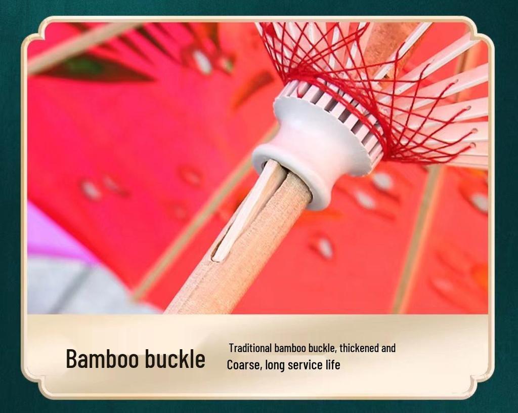 Ancient Style Waterproof Oil-Paper Umbrella: Retro Dance, National Style, Outdoor and Scenic Performance