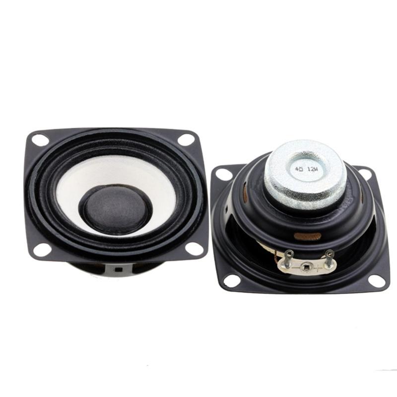 2.09Inch Audio Speaker 4Ohm 5W 10W HighPower- Loudspeaker Speakers Audio Horn 53mm Square Internal Magnetic