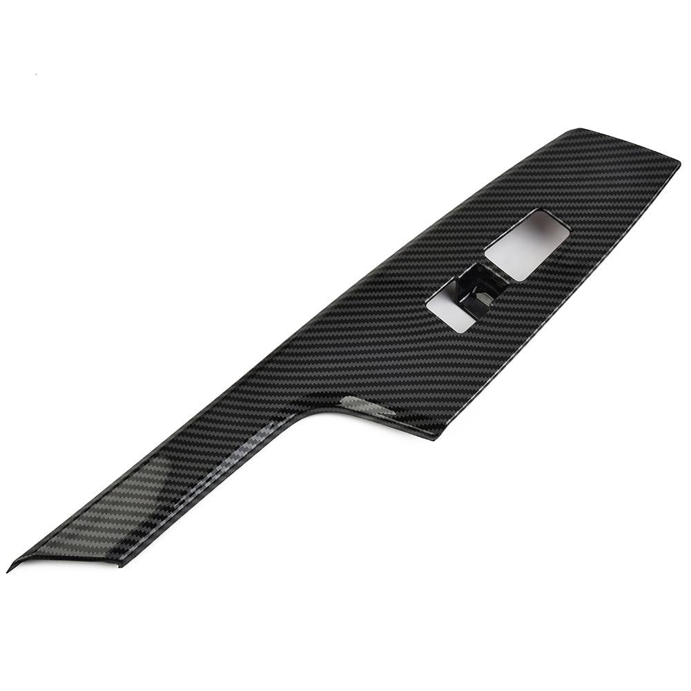 Trim Handle Bowl Cover 7Pcs ABS Black Car Accessories Carbon Fiber Style Durable Interior Decoration High Quality