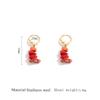 Elegant Natural Stone Irregular Stud Earrings - Versatile Niche Jewelry Set