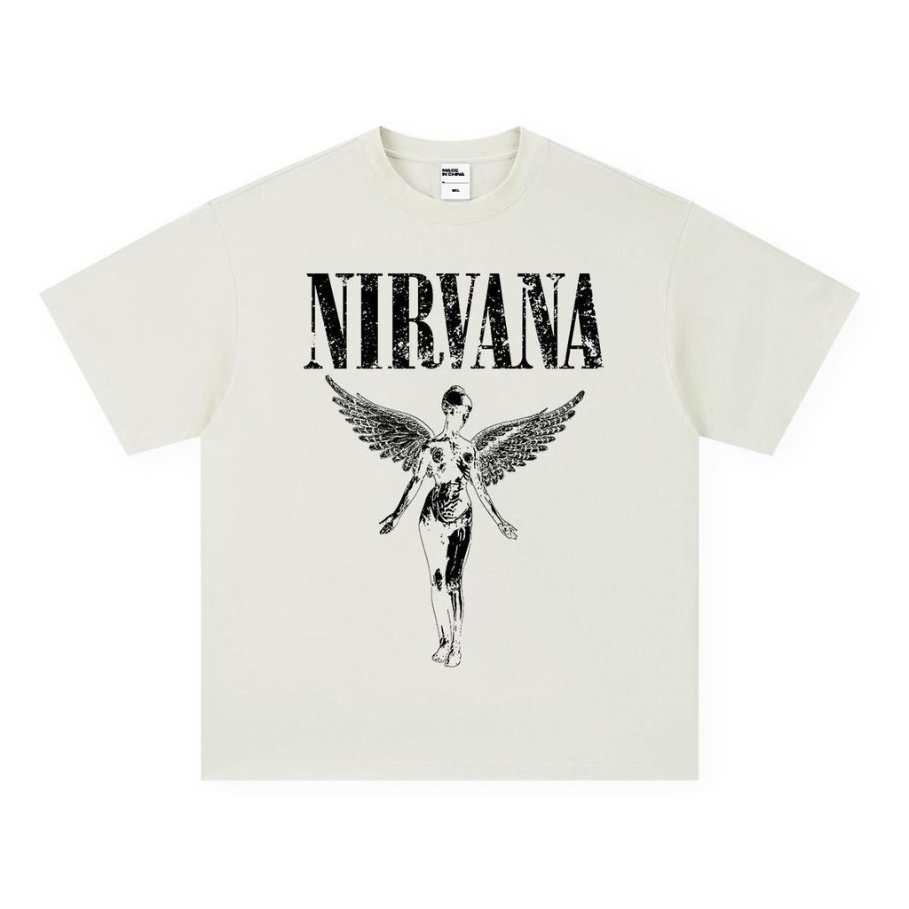 2025 Nirvana Vintage Retro Washed Long Sleeve Tee