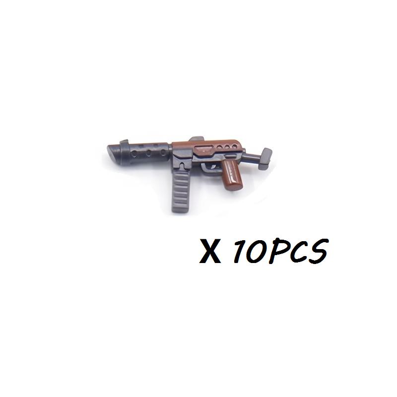 WW2 Military Weapons Soldiers Minifigure British Soviet Army Building Blocks Rifles Submachine Thomas 98K Gun Bricks Toy