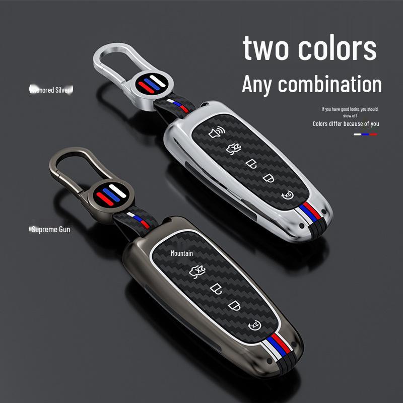 Metal Key Case Shell for Older Ford, Edge, Explorer, Navigator, and Lincoln Models