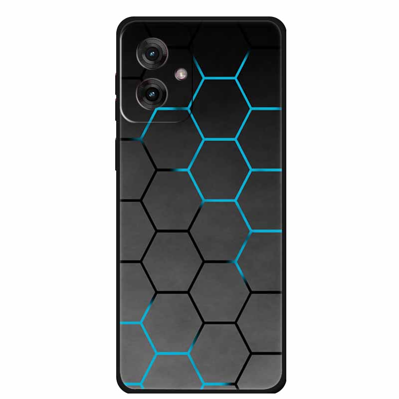 Etui do Motorola Moto G55 5G Luksusowe Miękkie Silikonowe TPU Tylna Osłona Etui na Telefon dla MotoG55 Ochronne Odporne na Wstrząsy Kolorowe Fundas