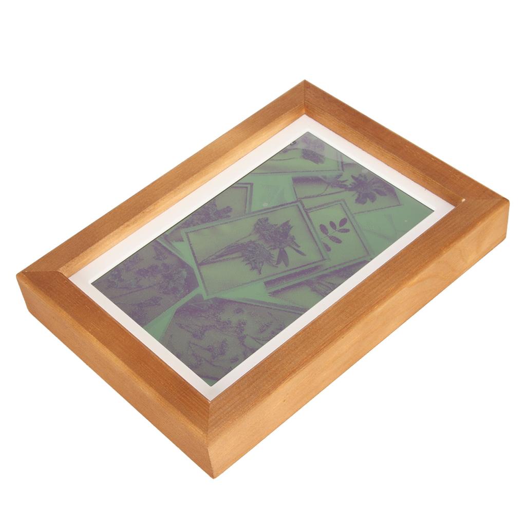 7.3 Inch Digital Photo Frame Support 7 Colors Display 800x480 E Paper Display with Wooden Photo Frame for Office