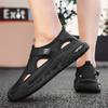 Summer Breathable Bag Head Sandals Comfortable Hollow Mesh Hole Shoes Outdoor Light Non-slip Travel Seaside Cool Slippers