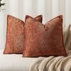 Soft Solid Color Chenille Pillow Hotel and Homestay Cushions Home Sofa Bed Decoration Pillow Thicken Wear-resistant Removable and Washable Pillowcase