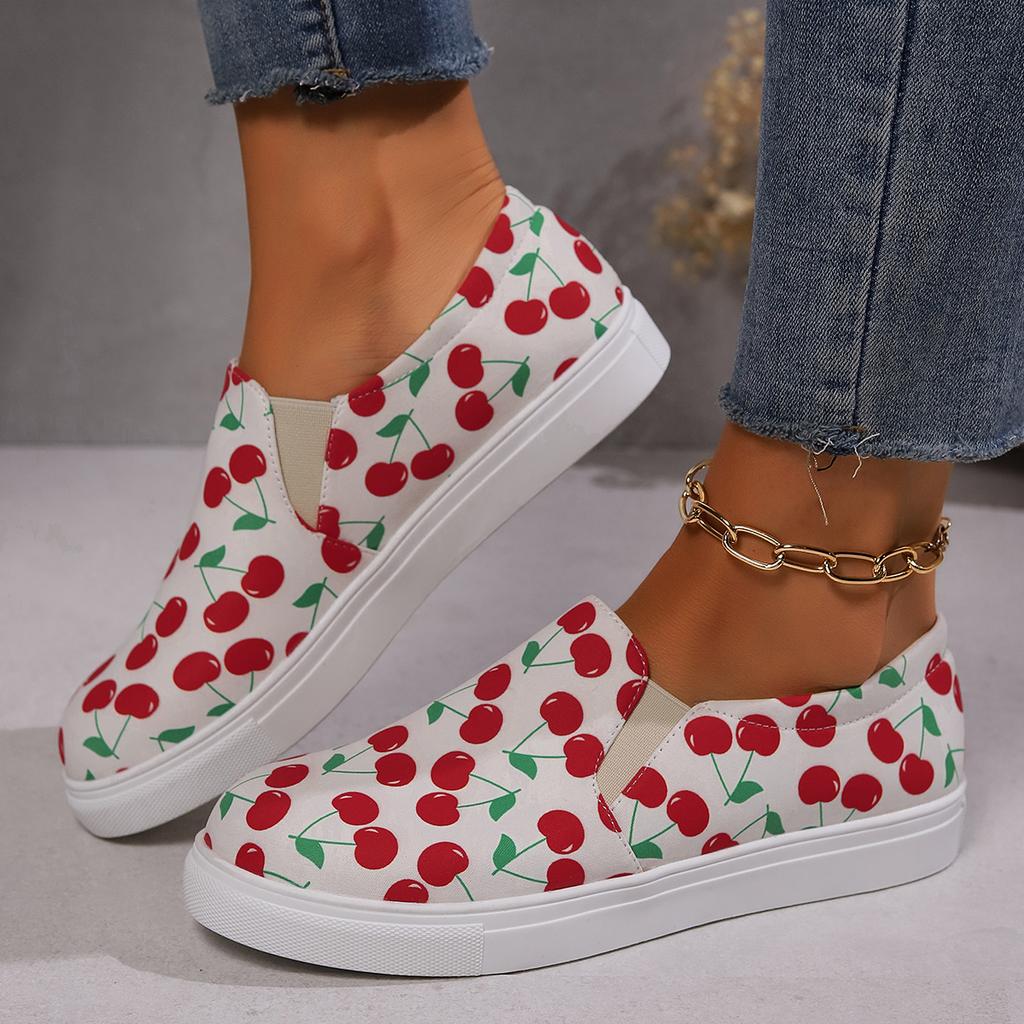 Fashion Casual Summer Sandals for Women Ladies' Fashionable Flat Cherry Casual Shoes and Sports Shoes Wedding Shoes Bride