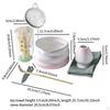 7 Pieces Japanese Matcha Set Tea Spoon Bowl Making Kit for Household