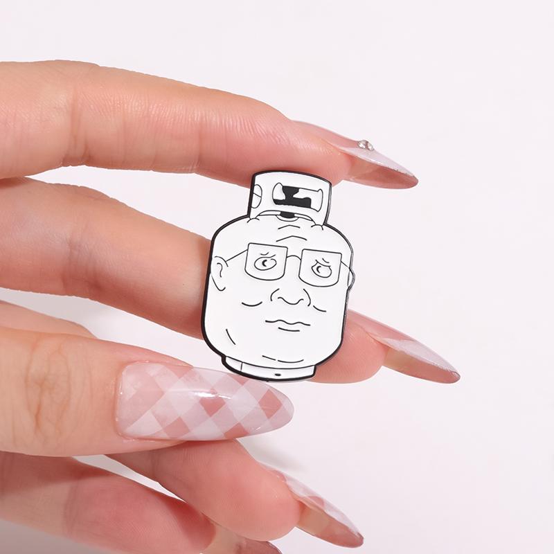 Creative Cartoon Enamel Pins Custom Comedy TV Show Brooches Lapel Badges Clothes Funny Jewelry Gift for Kids Friends