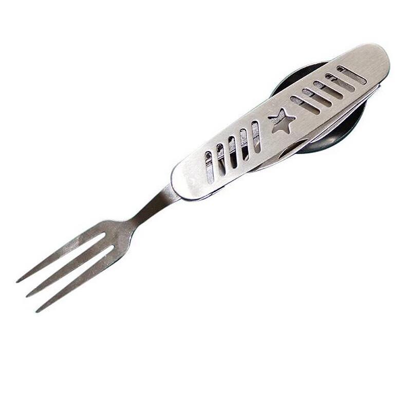 05-Stil Edelstahl Campinggeschirr Set