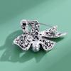 Exquisite Vintage Rhinestone Bow Brooches For Women Clothing Coat Jewelry Accessories Gifts