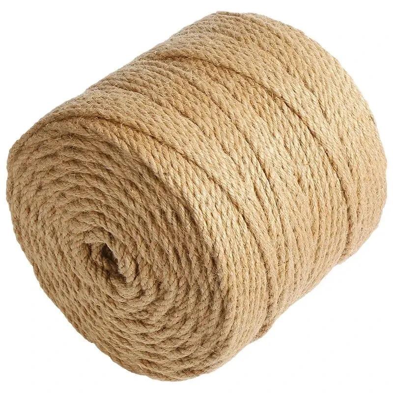 Natural Jute Rope 50/80/100m–1-2mm Thick Twine for DIY Crafts,Home Decoration,Eco-Friendly Hemp Cord for Gift Wrapping
