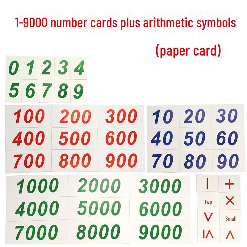 Montessori Decimal & Bank Game: Math Teaching Aids for Early Education