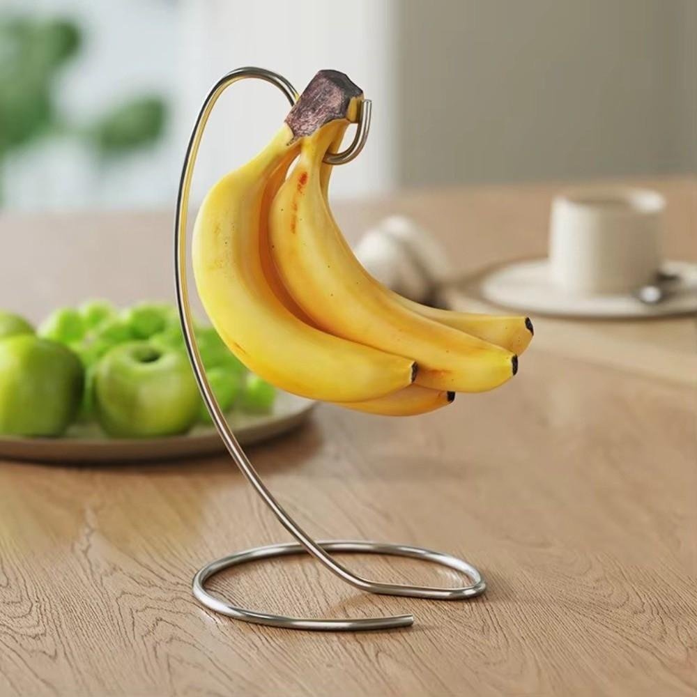 Creative Metal Banana Rack Space Saving Fruit Display Hanger  for Fruit,Mugs,Keychains
