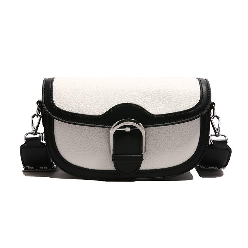 This year, it is popular, versatile, retro, high-end, saddle bags, fashionable and casual temperament, simple commuting style, messenger bags, women.