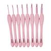 8Pcs Ergonomic Crochet Hooks for Beginner Experienced Hobbyist, 2.5mm-6mm Ergonomic Crochet Needle for Sweater Scarf Hat