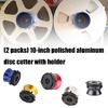 10Inch Studio Aluminum Reel Adapters 2 Units Securedly Fit for Vintaged Auditory Systems