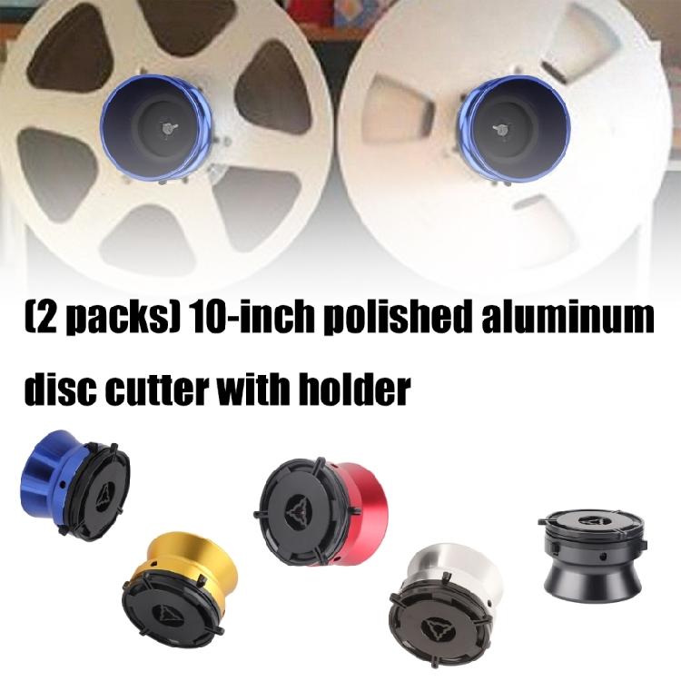 10Inch Studio Aluminum Reel Adapters 2 Units Securedly Fit for Vintaged Auditory Systems