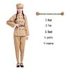 Historische chinesische Armee-Performance-Kostüme und Schuhe