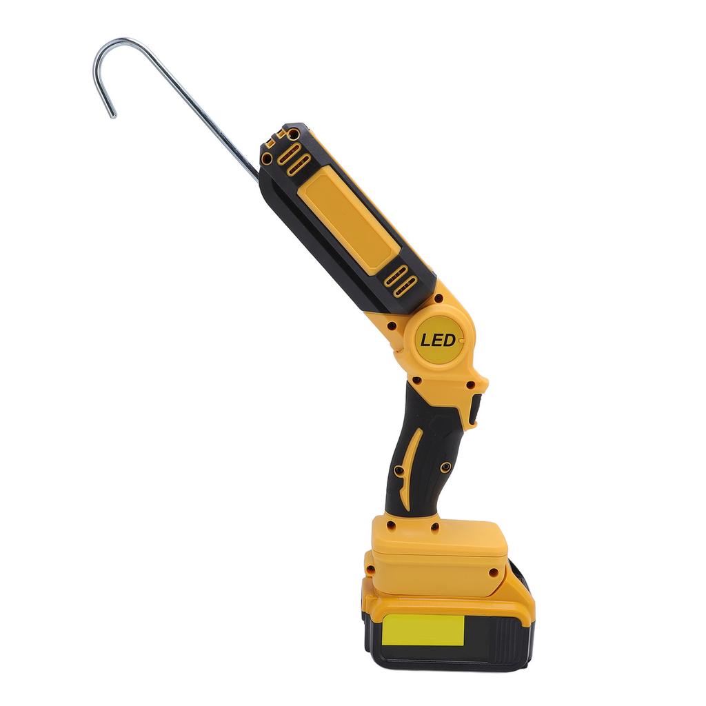 Cordless LED Work Light 25W 2 Brightness Gears Adjustable Angle Battery Powered LED Work Light with