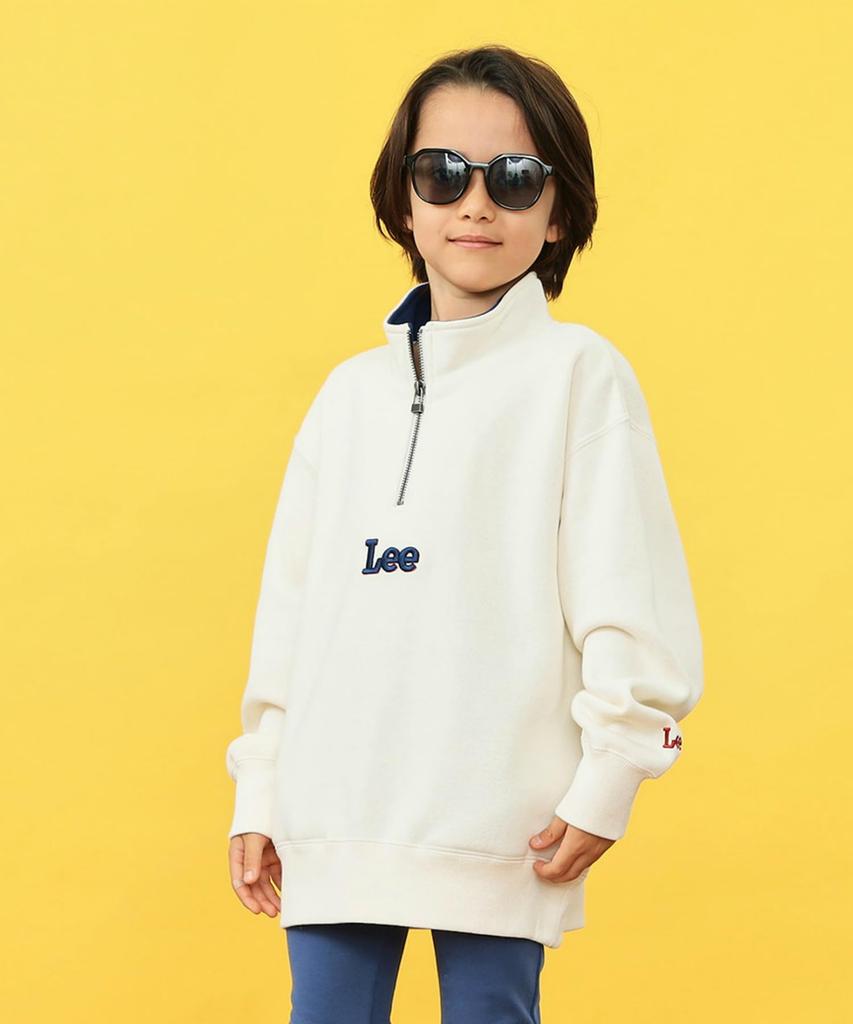 Lee Sweatshirt i Storlekar Barn Halvdragkedja Off-White, 110cm-150cm